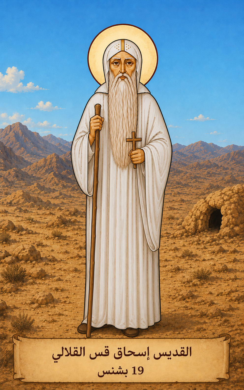 نياحة القديس إسحاق قس القلالي.