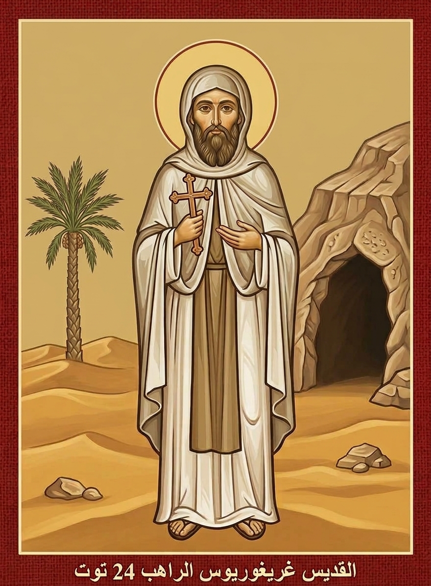 نياحة القديس غريغوريوس الراهب.